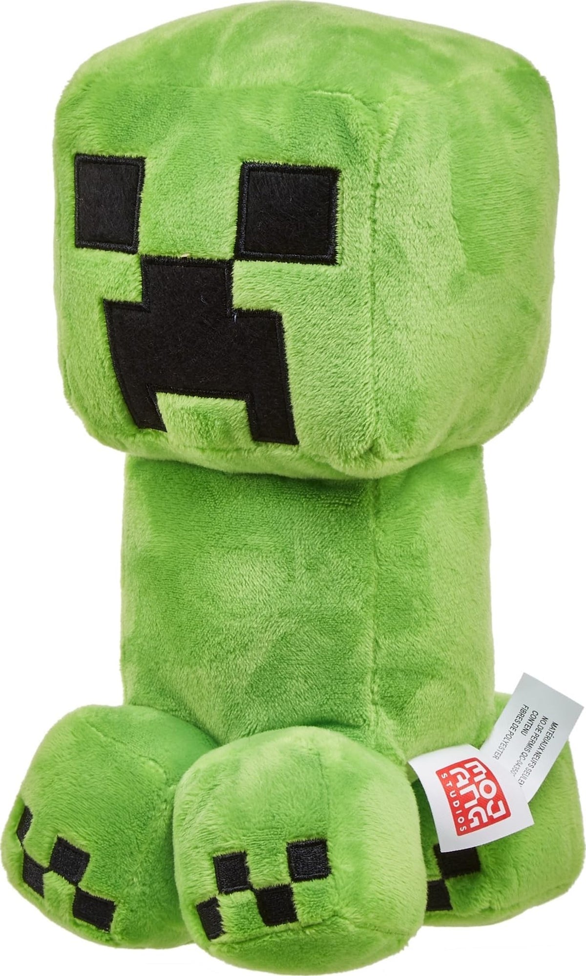 Mattel Minecraft Creeper Character Plush, 8" Soft Dolls