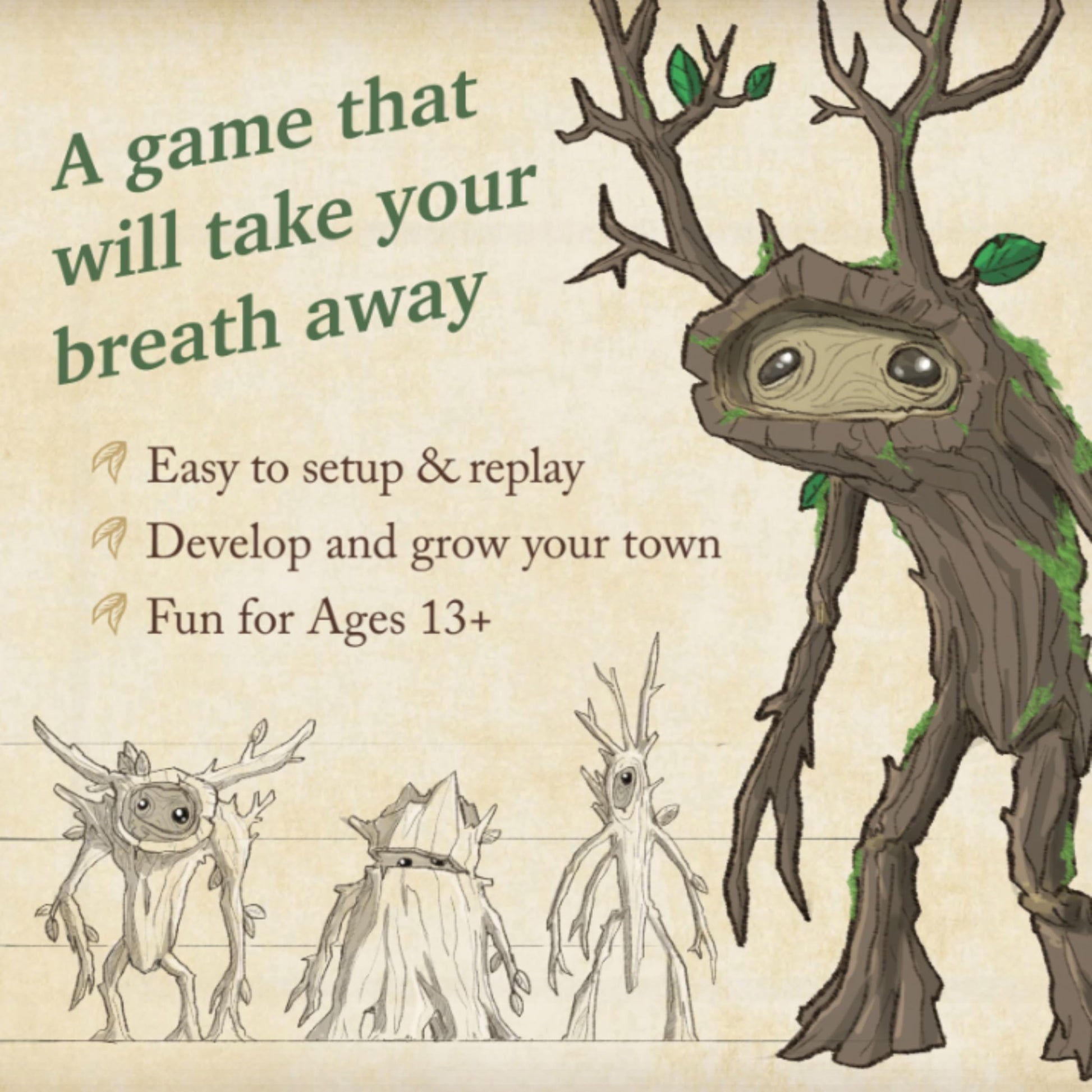 Mythwind Board Game - Cooperative & Solo Cozy Village-Building Adventure in a Magical Valley, 1-4 Players, 30-60 Minute Story-Driven Sessions
