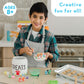 MindWare Paint Your Own Porcelain: Dog Treat Jar Craft Kit - Includes Porcelain Dog Treat jar, 12 Bright Colors of Porcelain Paint, 2 paintbrushes