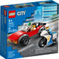 LEGO City Police Bike Car Chase 60392, Toy with Racing Vehicle & Motorbike Toys for 5 Plus Year Olds, Kids Gift Idea, Set Featuring 2 Officer