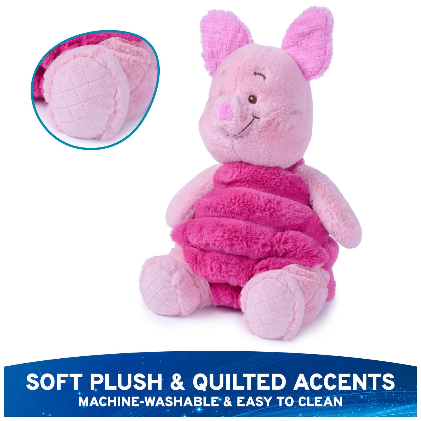 GUND Disney Winnie the Pooh Oh So Snuggly Piglet 12.5-Inch Plush, Ages 0+