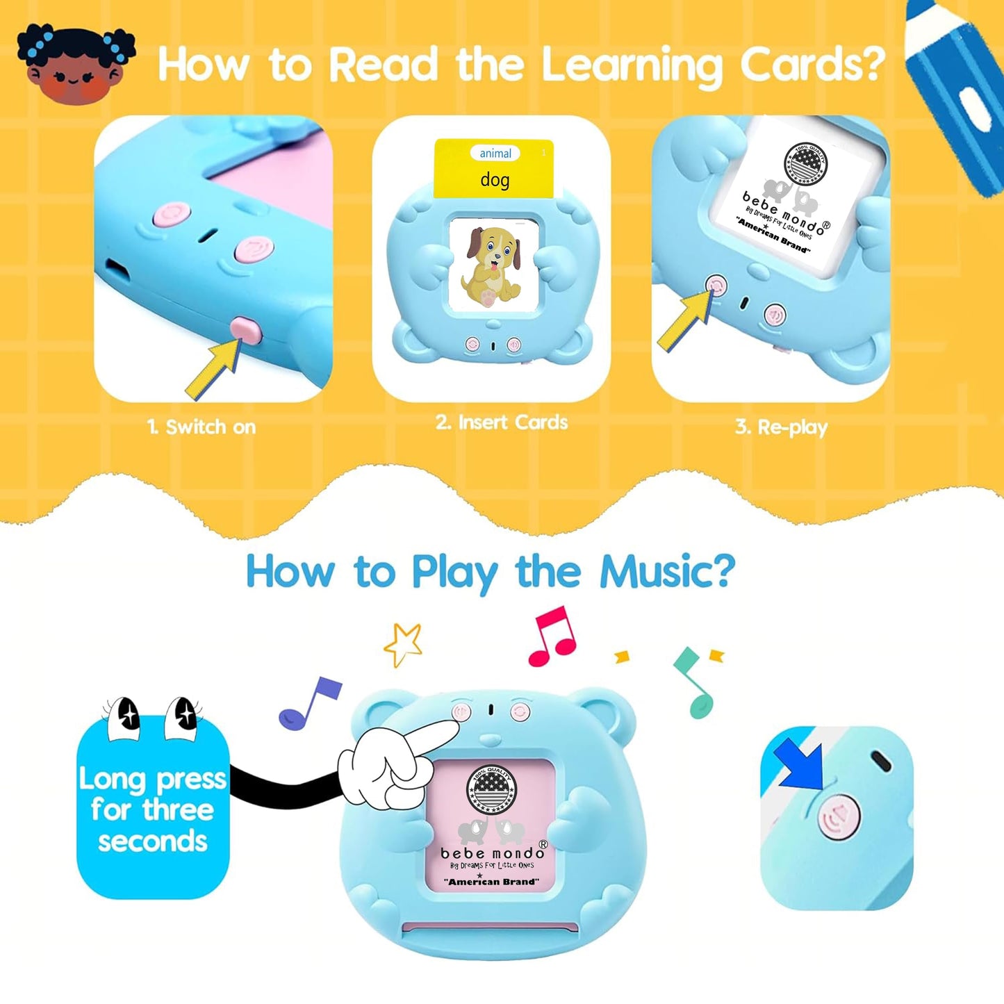 Upgraded Talking Flash Cards for Toddlers, 1 Year Old Boy Girl Birthday Easter Gift, Montessori Toys 1 2 3 Year Old, 224 Sight Words Flash Cards