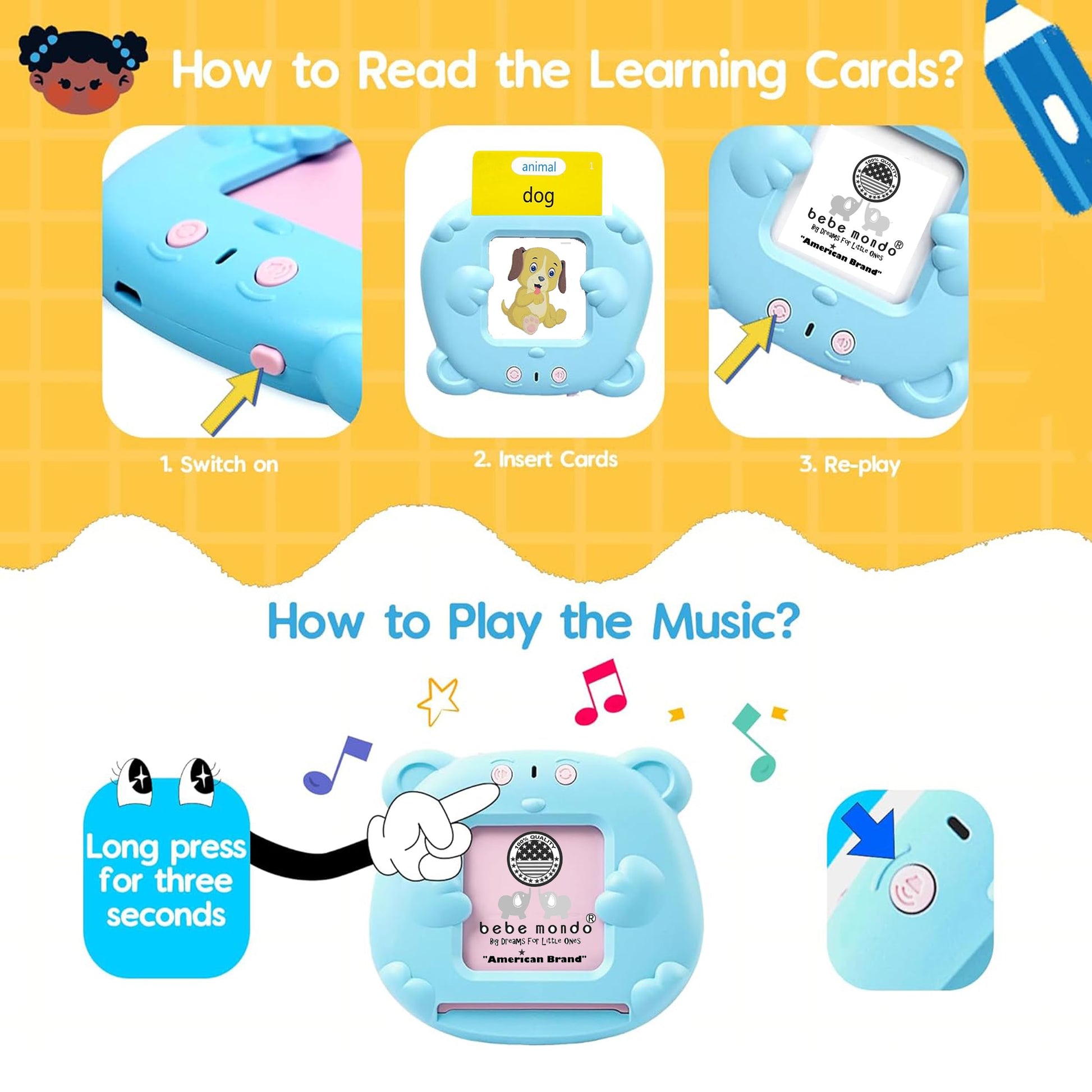 Upgraded Talking Flash Cards for Toddlers, 1 Year Old Boy Girl Birthday Easter Gift, Montessori Toys 1 2 3 Year Old, 224 Sight Words Flash Cards