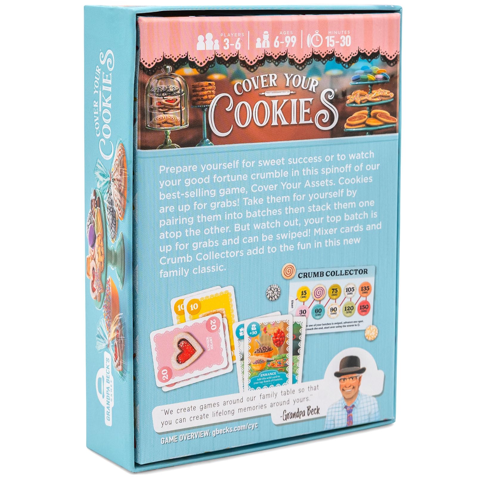 COVER YOUR COOKIES by Grandpa Beck's Games | Set Collection Card Games | Perfect for Friends, Family, or Game Nights | from the Makers of Cover Your