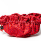FanRoll Dragon Storm Velvet Compartment Dice Bag: Red Dragon Scales