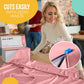 Exquisite Party Solids 54 Inch X 300 Feet Pink Plastic Table Cover Roll in A Cut - to - Size Box with Convenient Slide Cutter. Cuts Up to 36 Rectangle