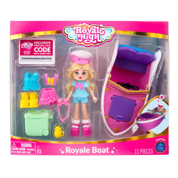 Royale High Royale Boat - (1) Doll with 9 Mix & Match Fashions - Official Digital Roblox Item Included - Ages 5+