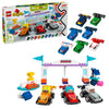 LEGO DUPLO Town F1 Team Race Cars & Drivers Building Toy Playset - Toddler Toy Cars for Pretend Play, Boys and Girls, Ages 2+ - Learning
