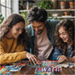 White Mountain 1000 Piece Jigsaw Puzzle TV Shows Pop, Binge Watching