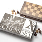 A&A 15" Magnetic Wooden Chess Set, Handmade 3" King Height Unique Chess Pieces with 2 Extra Queens, Tournament Portable Travel Chess Game Set