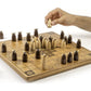 Hnefatafl, Two Player Strategy Game with Wooden Game Board, for Kids and Adults