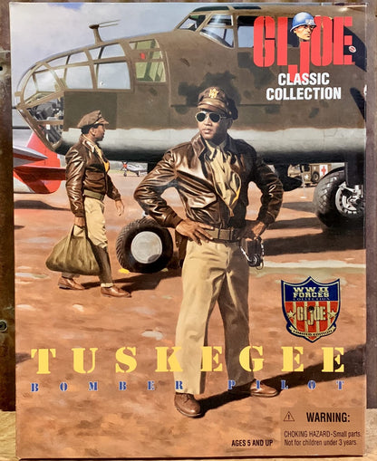 G.I. Joe - 1996 - Classic Collection - WW II Forces Collection - Tuskegee Bomber Pilot - 12 Inch Action Figure - w/ Accessories - RARE - Out of
