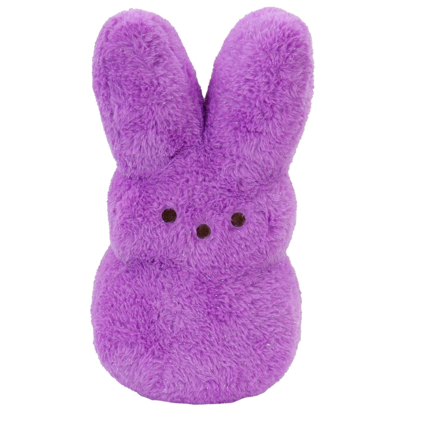 Animal Adventure | 15" Purple Shaggy Bunny Peeps Plush | Easter Basket Stuffed Animals for Kids | Marshmallow Candy | Huggable Ultra Soft Plushie