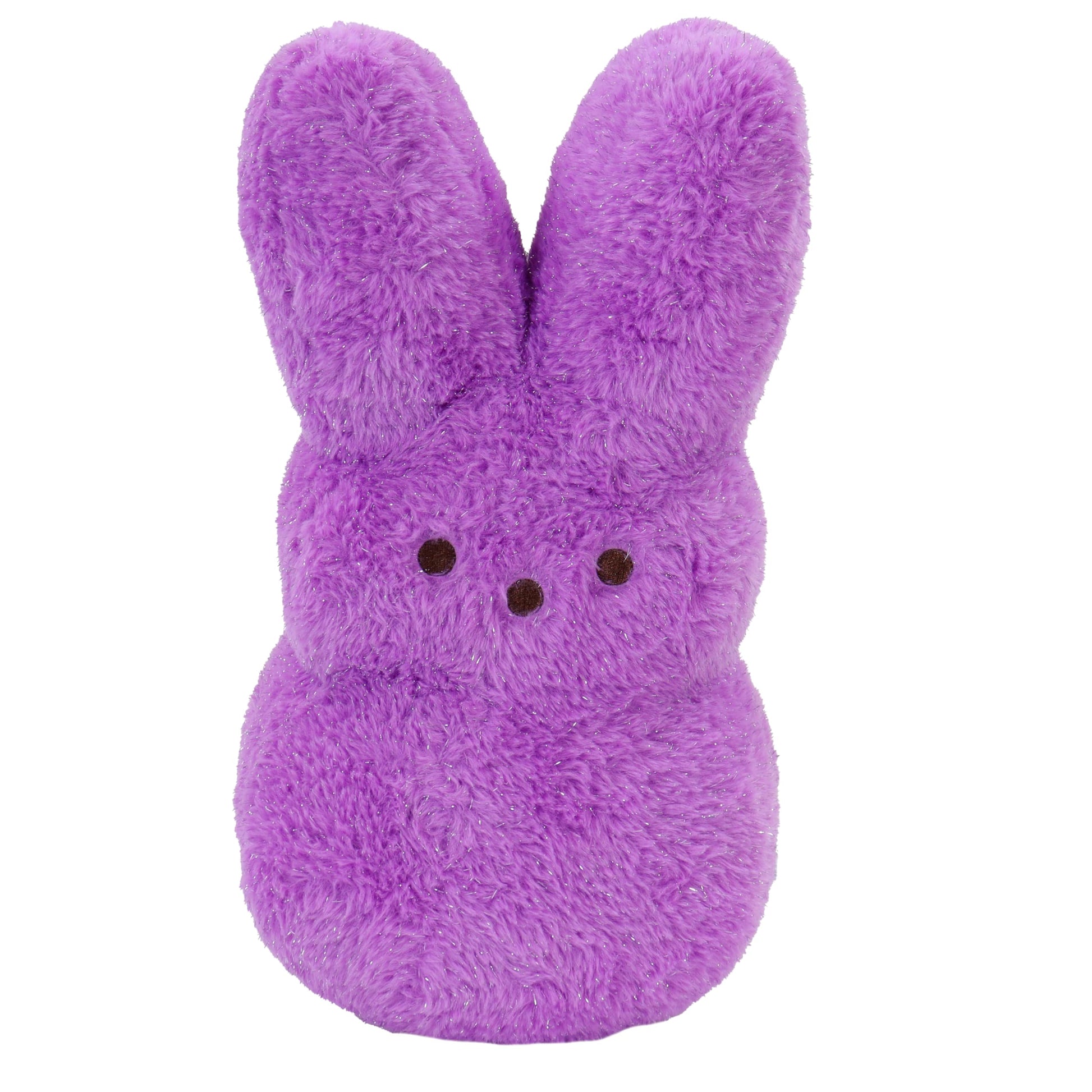Animal Adventure | 15" Purple Shaggy Bunny Peeps Plush | Easter Basket Stuffed Animals for Kids | Marshmallow Candy | Huggable Ultra Soft Plushie