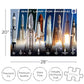 AQUARIUS NASA Space Rocket Grid 1000 Piece Jigsaw Puzzle