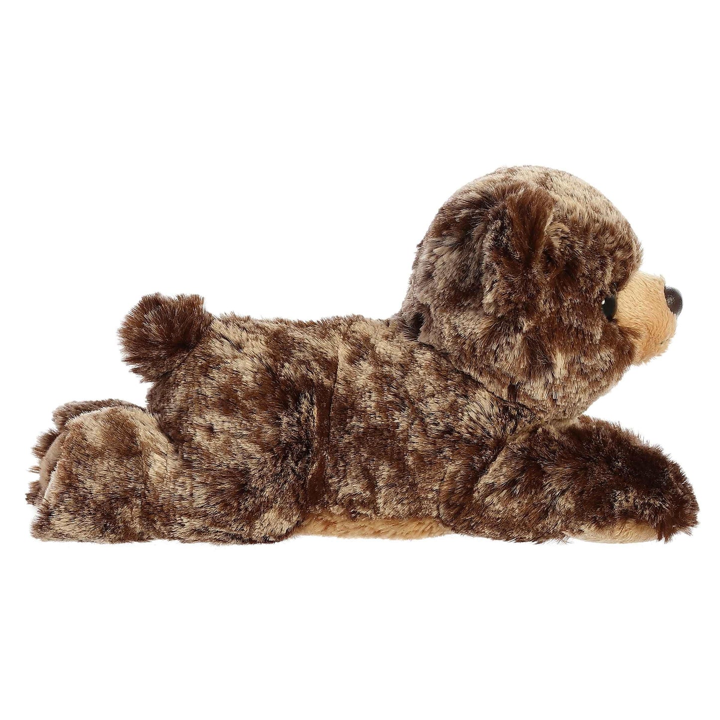 Aurora® Adorable Mini Flopsie™ Brownie Bear™ Stuffed Animal - Mini Companions Ready for Playful Adventures - for Kids All Ages, Toddlers, Adults,
