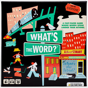 #CultureTags What's The Word, Party Board Game for Anyone Who Loves a Good Brain Teaser, 2-6 Players, Ages 8+ Years, 30-Minute Game Play, CB Games