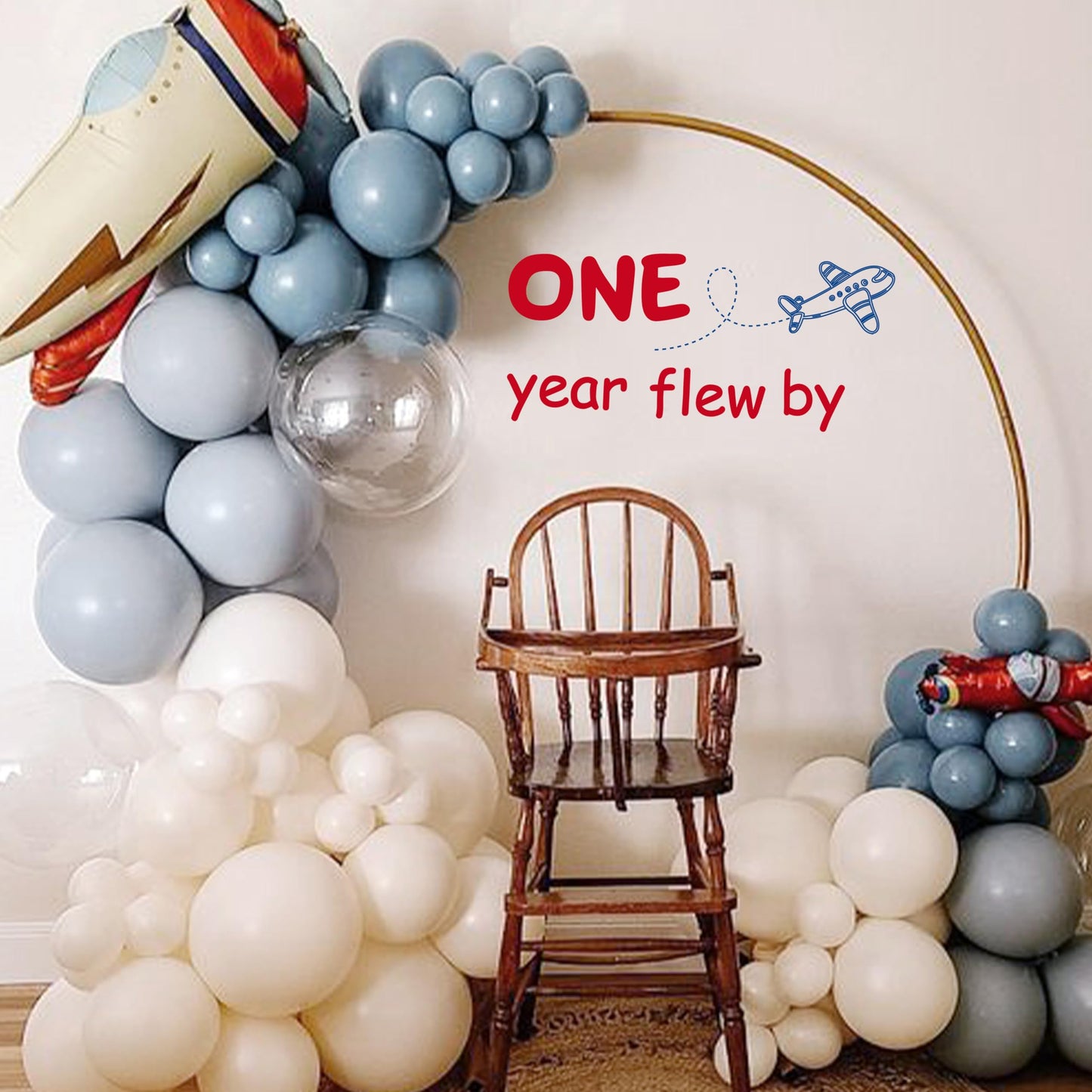 Airplane Decal for Party Balloon Arch