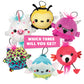 Plush Crush - Series 3 - Puzzle Ball (3-Pack), Surprise Collectible Character Bouncy Ball Plush Toy, Blind Bag by Scentco