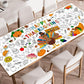 Hoblynth Giant Thanksgiving Coloring Table Cloth for Kids Large Thanksgiving Posters to Color Jumbo Coloring Tablecloth Crafts Thanks Giving Party