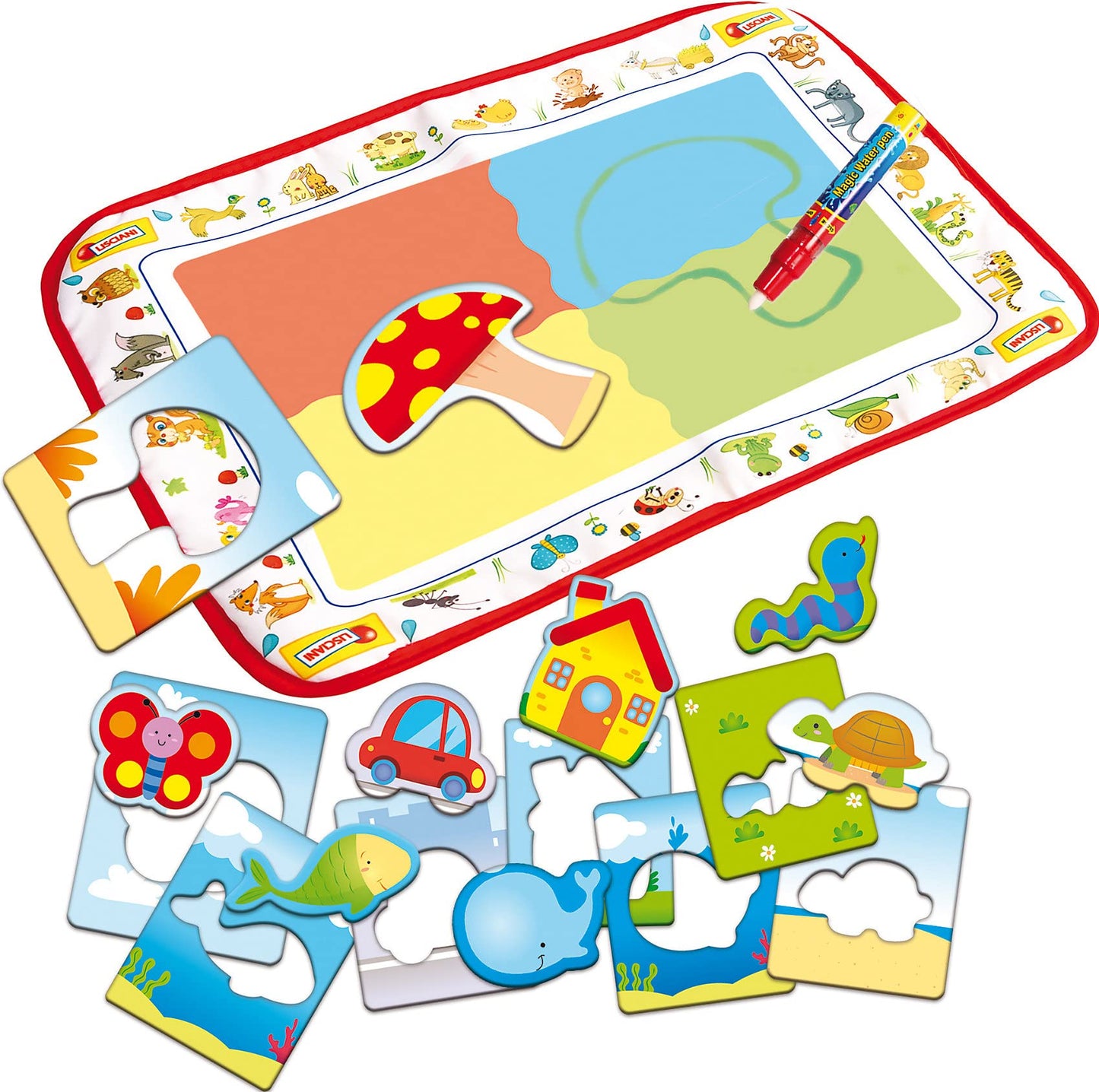 Lisciani Carotina Baby Magic Doodle Mat Kit, Multi Colour, One Size-64106