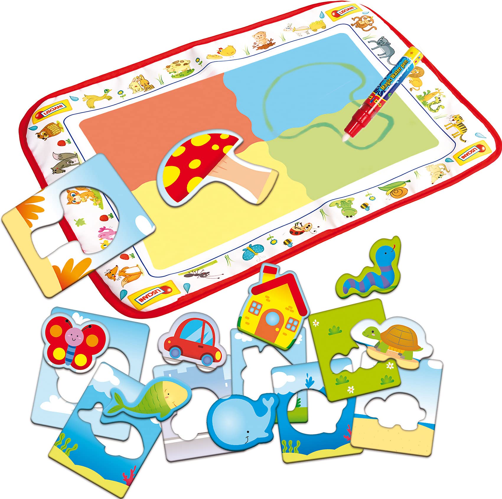 Lisciani Carotina Baby Magic Doodle Mat Kit, Multi Colour, One Size-64106