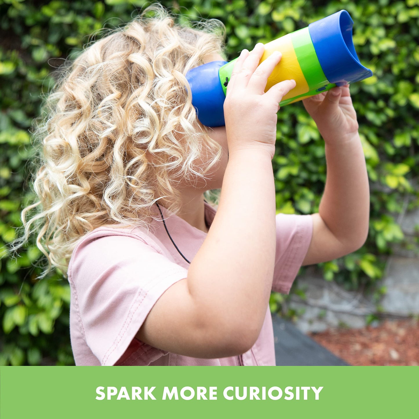 Educational Insights GeoSafari Kidnoculars - Toy Binoculars for Kids, Outdoor Toys for Kids Ages 4-8, Toddler Camping and Nature Toys, Lightweight