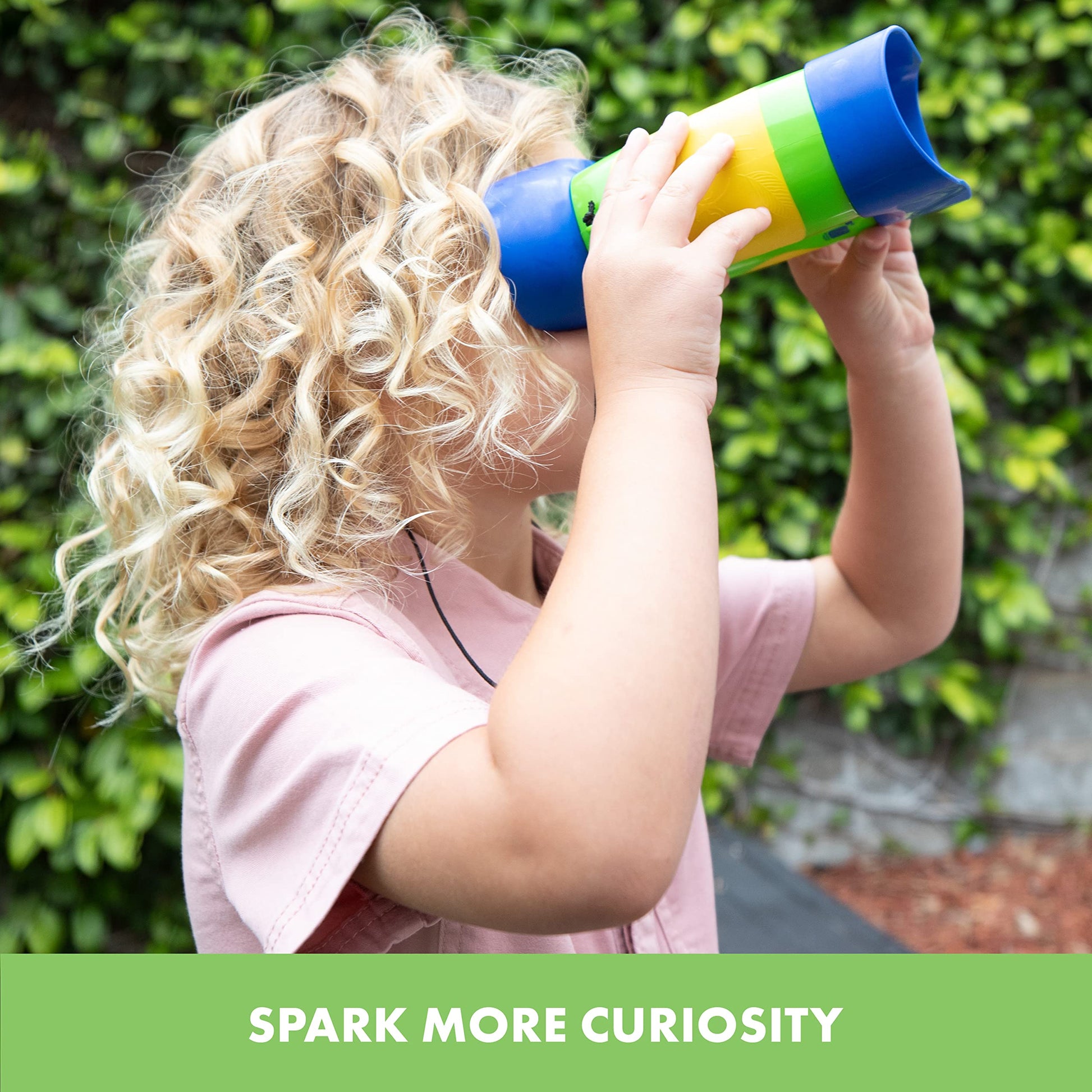 Educational Insights GeoSafari Kidnoculars - Toy Binoculars for Kids, Outdoor Toys for Kids Ages 4-8, Toddler Camping and Nature Toys, Lightweight