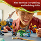 LEGO NINJAGO Ninja Dragon Riyu’s Battle Building Toy for Boys & Girls - Ninja Poseable Dragon Toy Playset for Kids, Ages 7+ - Includes 4 Minifigures