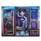 Rainbow High Vision and Neon Shadow-Uma Vanhoose (Neon Blue) Posable Fashion Doll. 2 Designer Outfits to Mix & Match, Rock Band Accessories Playset