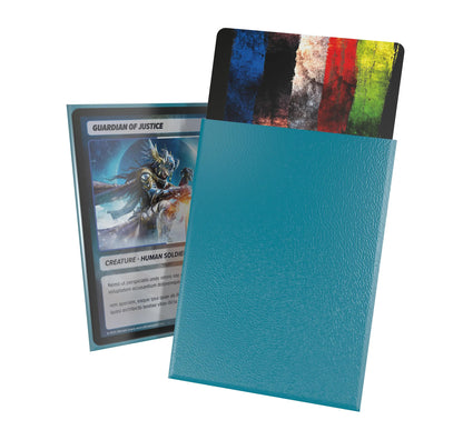 Ultimate Guard Cortex Outer Card Sleeves, 100 Standard Size TCG Sleeves, 66 x 91mm, Petrol Back, Matte Finish, No PVC & Acid-Free, High Clarity