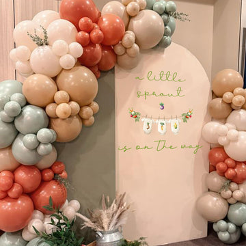 Upfirst A Little Sprout is On The Way Baby Shower Decal - Locally Grown Fruit Theme Baby Shower Supplies Sticker,Vegetables Sign Balloon Arch Decor