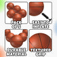 6-Inch Mini Basketballs for Kids (5-Pack) with Hand Pump for Mini Hoops