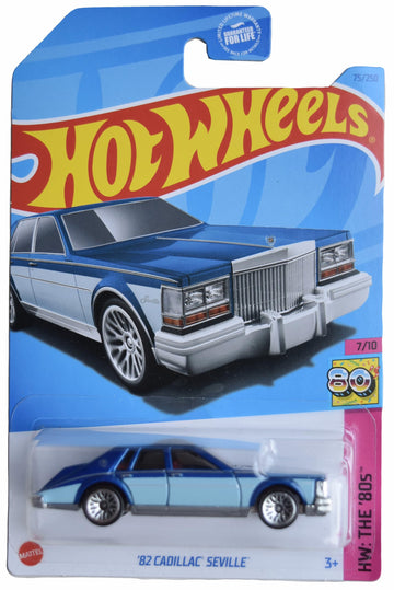 Hot Wheels '82 Cadillac Seville, HW The '80s 7/10 [Blue] 75/250