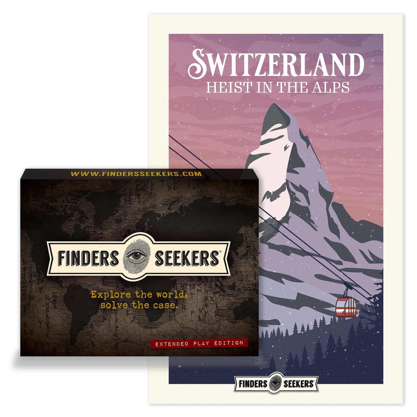 Mystery Game | Switzerland: Heist in the Alps - Be a Detective and Investigate an Unsolved Case, Escape Room Puzzles, for Date Night, Game Night or