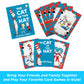 Aquarius Cat in the Hat Playing Cards Standard Size - Dr Seuss Themed Novelty Deck with 52 Unique Designs - Collectible Merchandise Gift for Teens