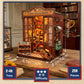 DIY Miniature House Kit, DIY Book Nook with LED Light | 3D Puzzles for Adults and Teens, Tiny House Building Kits for Bookshelf Decor, Relaxing Gift