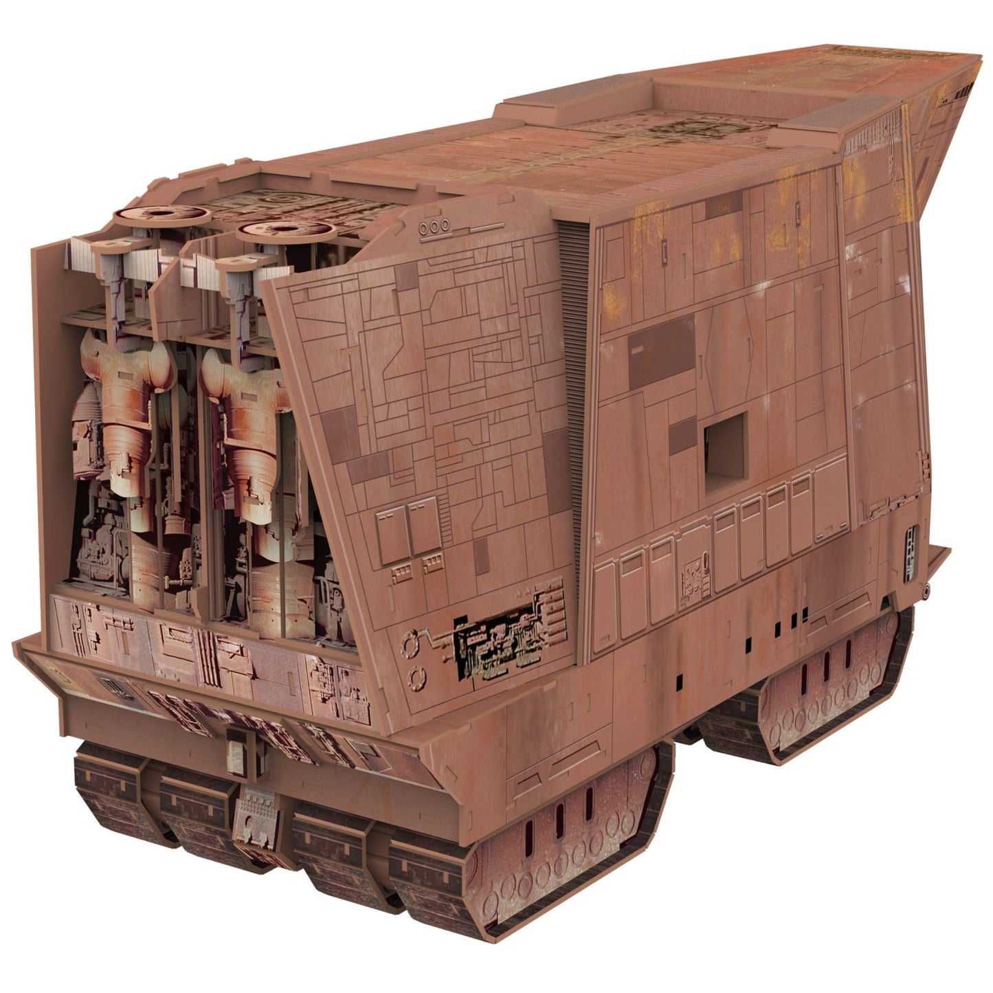 4D Cityscape Star Wars 3D Paper Model Kits (Mandalorian Sandcrawler)