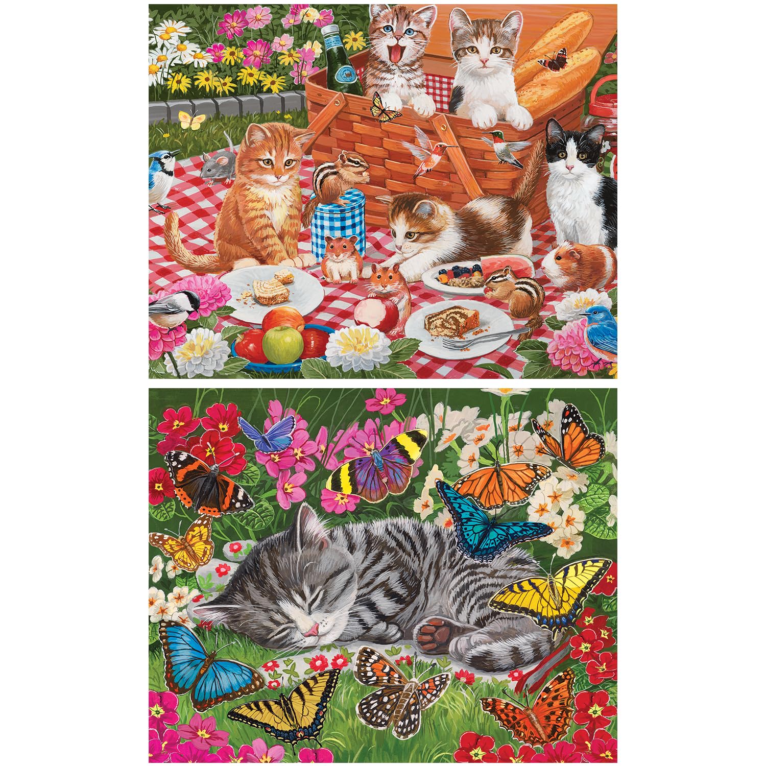 Bits and Pieces 4 Jigsaw Puzzle Set, 500 Piece Puzzles for Adults