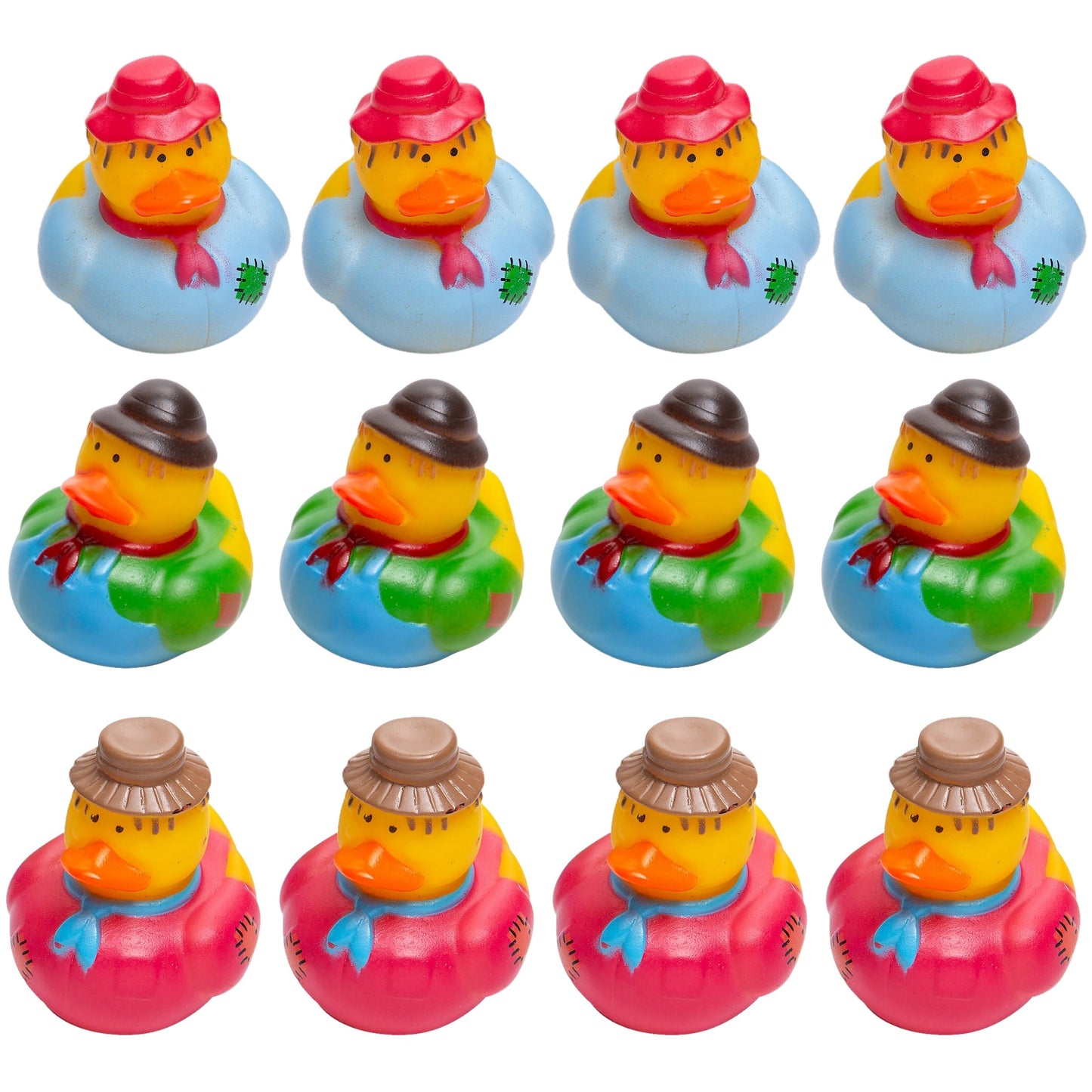 Scarecrow Ducks - Toys - 12 Pieces