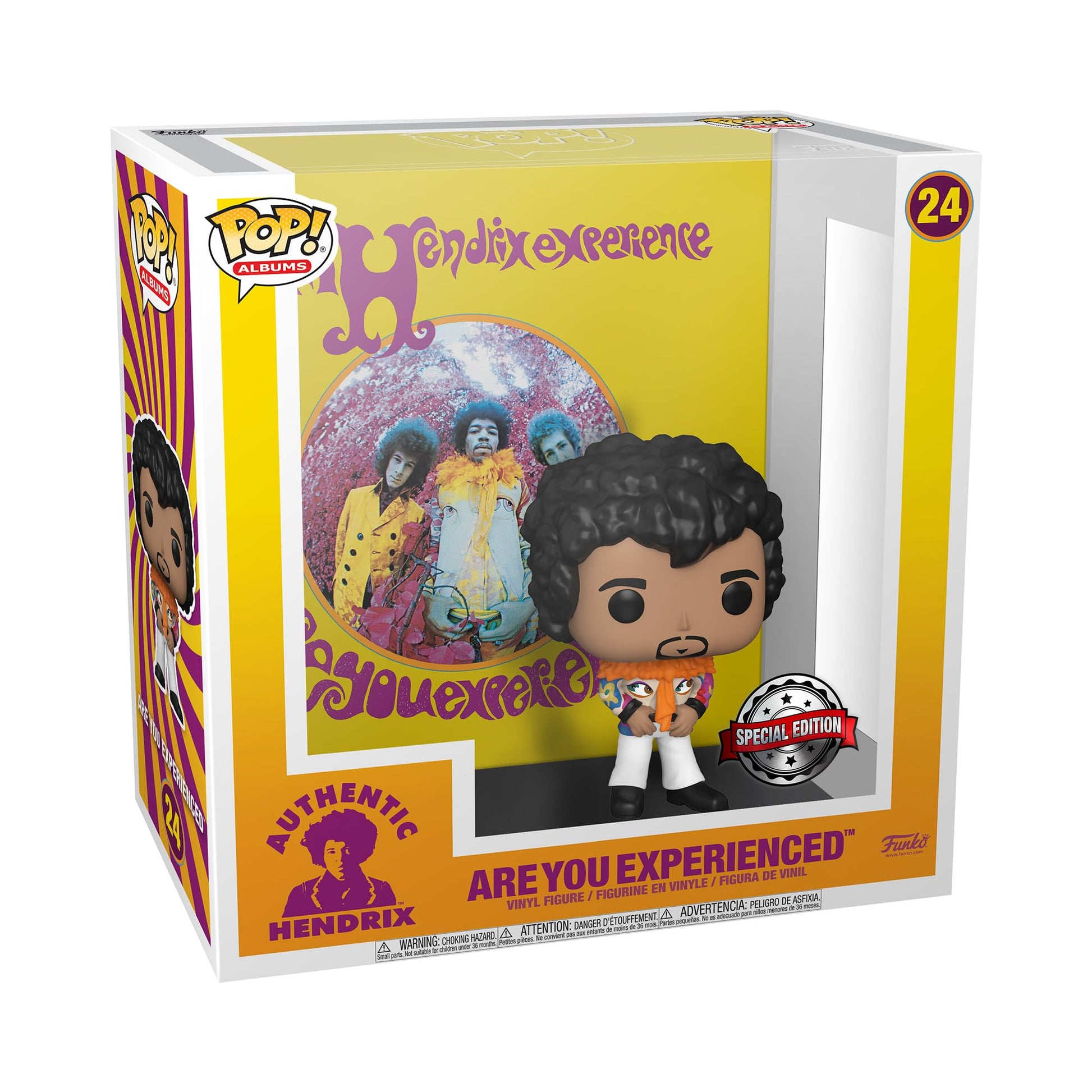 Funko Jimi Hendrix POP! Rocks Albums Are You Experienced Exclusive Vinyl Figure #24