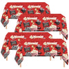 Oojami 4 Pack Table Cover Movie Night Theme Tablecloth Large Size 54" x 108" Ideal for Movie Night Themed Party Table Cover Party Supplies