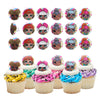 DecoPac L.O.L. Surprise! Rings, 24 L.O.L. Surprise Funseeker Cupcake Decorations Featuring 6 Different Dolls - 24 Pack