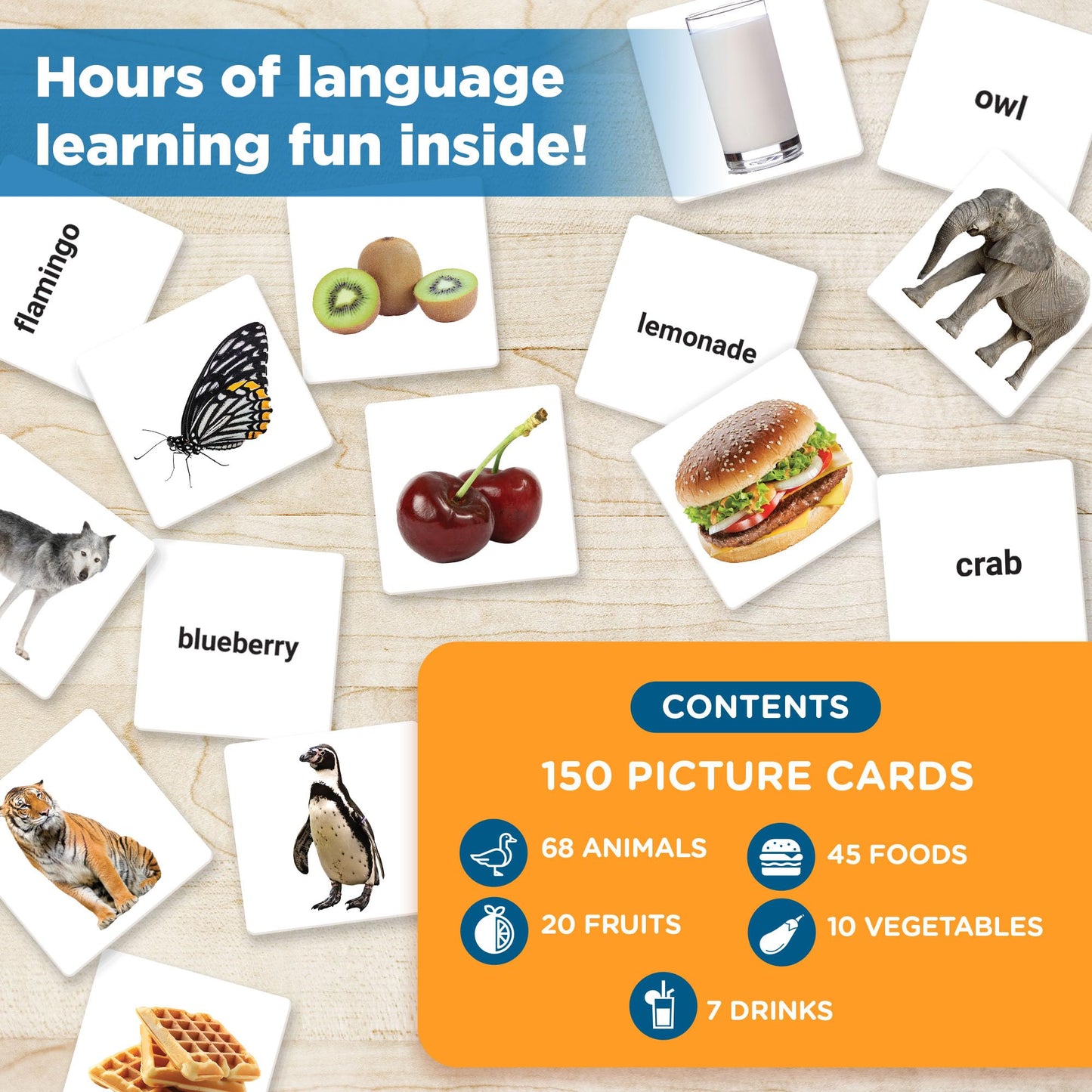 ThinkPsych Level 2 Nouns Flash Cards | 150 Picture Cards for Speech Therapy & Autism Learning Materials | Preschool Kindergarten Language Learning