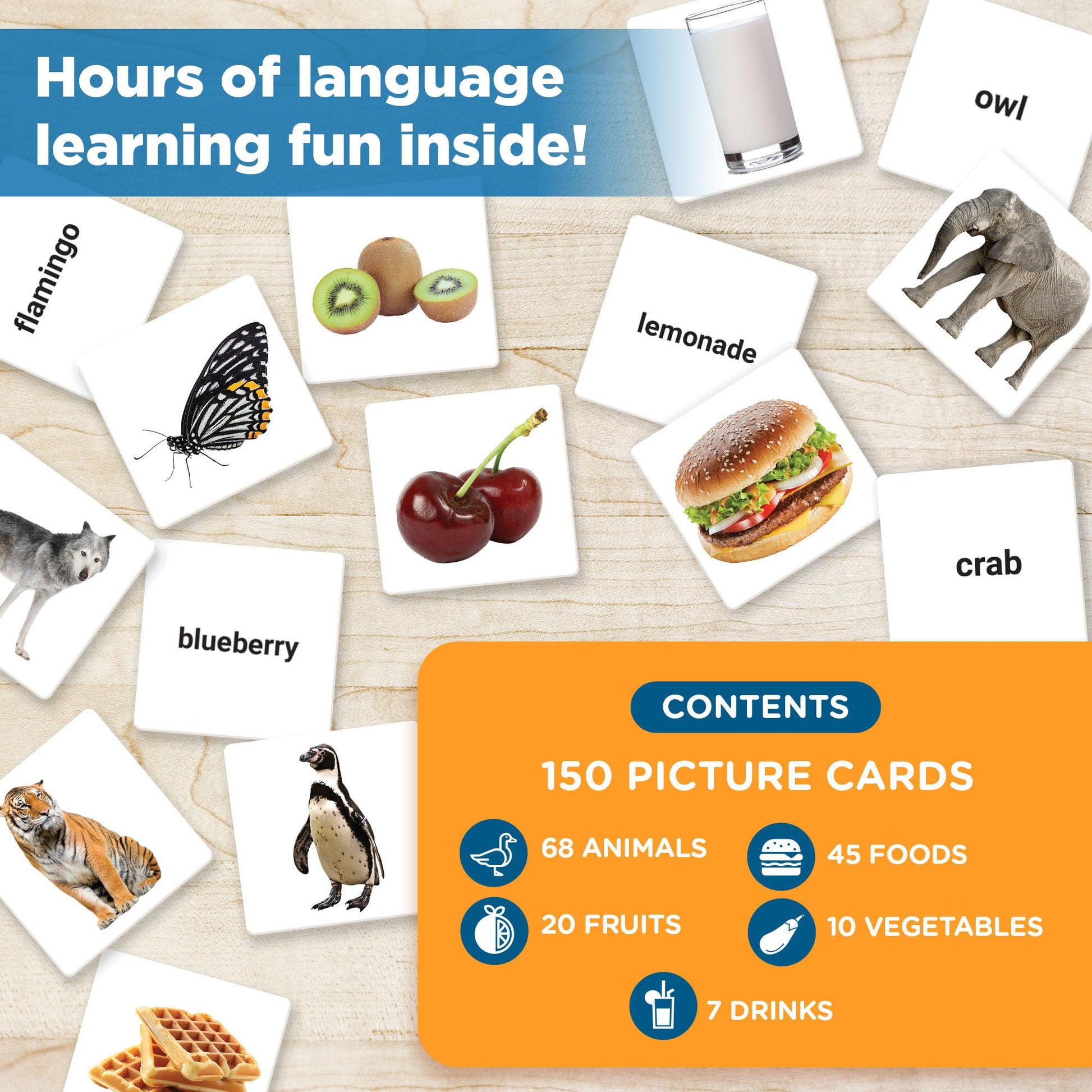 ThinkPsych Level 2 Nouns Flash Cards | 150 Picture Cards for Speech Therapy & Autism Learning Materials | Preschool Kindergarten Language Learning