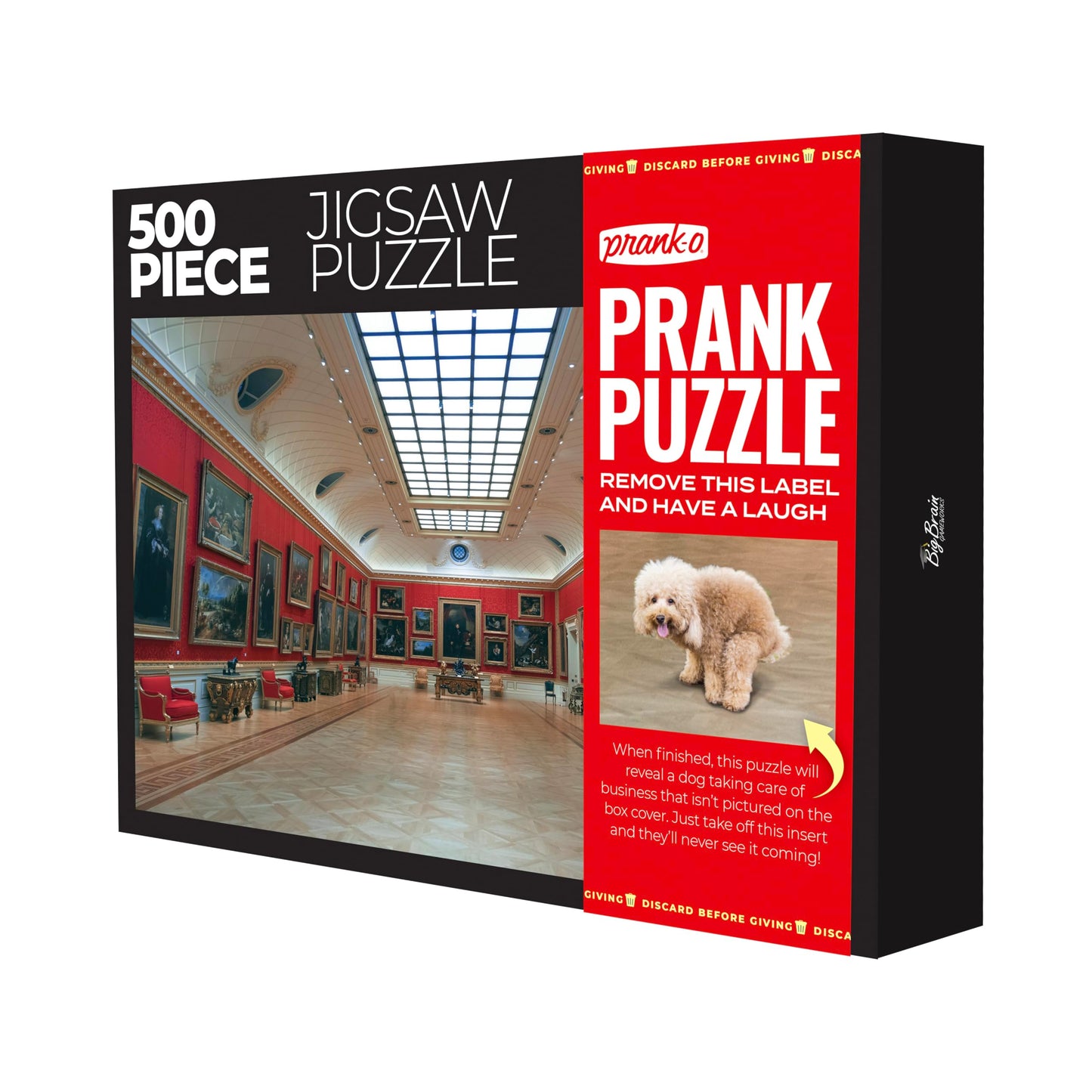 Prank-O 500-Piece Puzzle, Hilarious Comedy Puzzle, Funny Gag Gift, Family Game Night Humor by Prank-O, Gag Gift Jigsaw Puzzle (Museum)