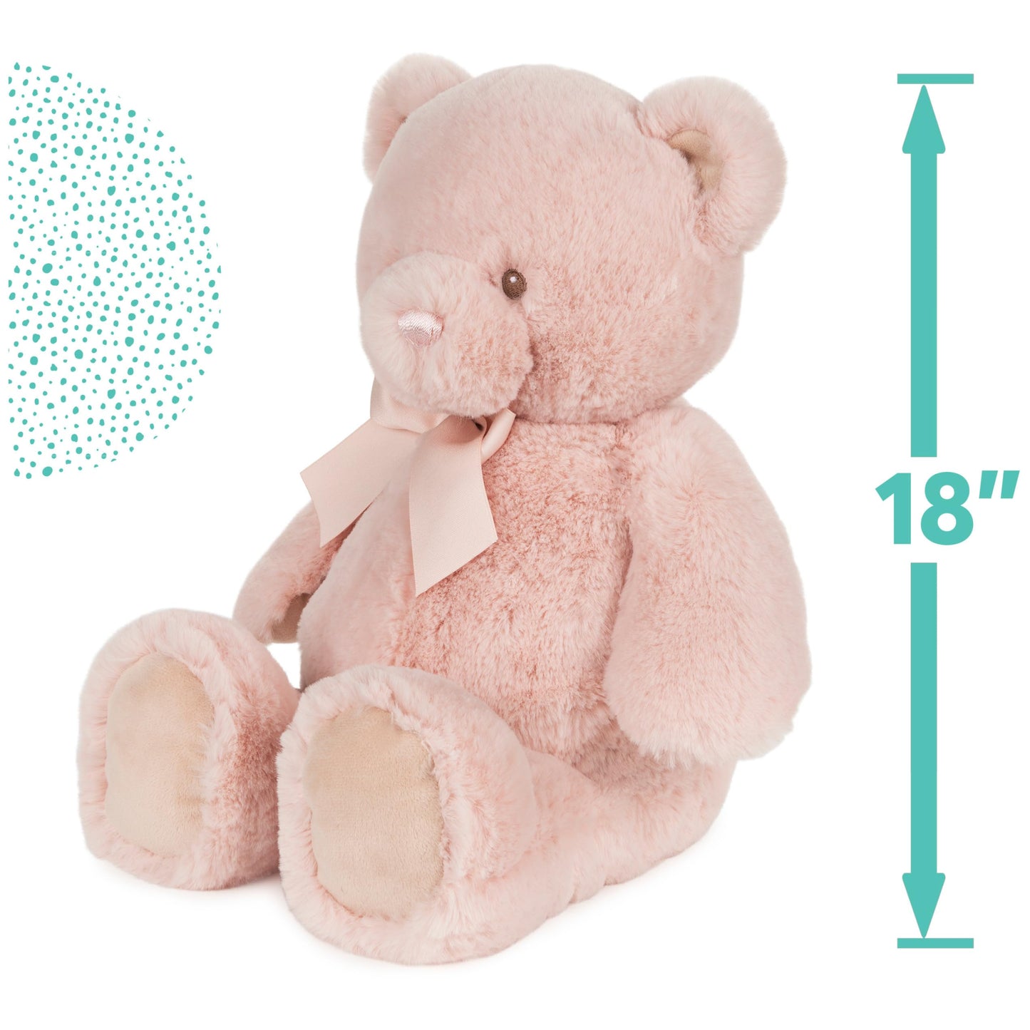 GUND My First Friend 18-Inch Pink Teddy Bear Stuffed Animal for Ages 0+