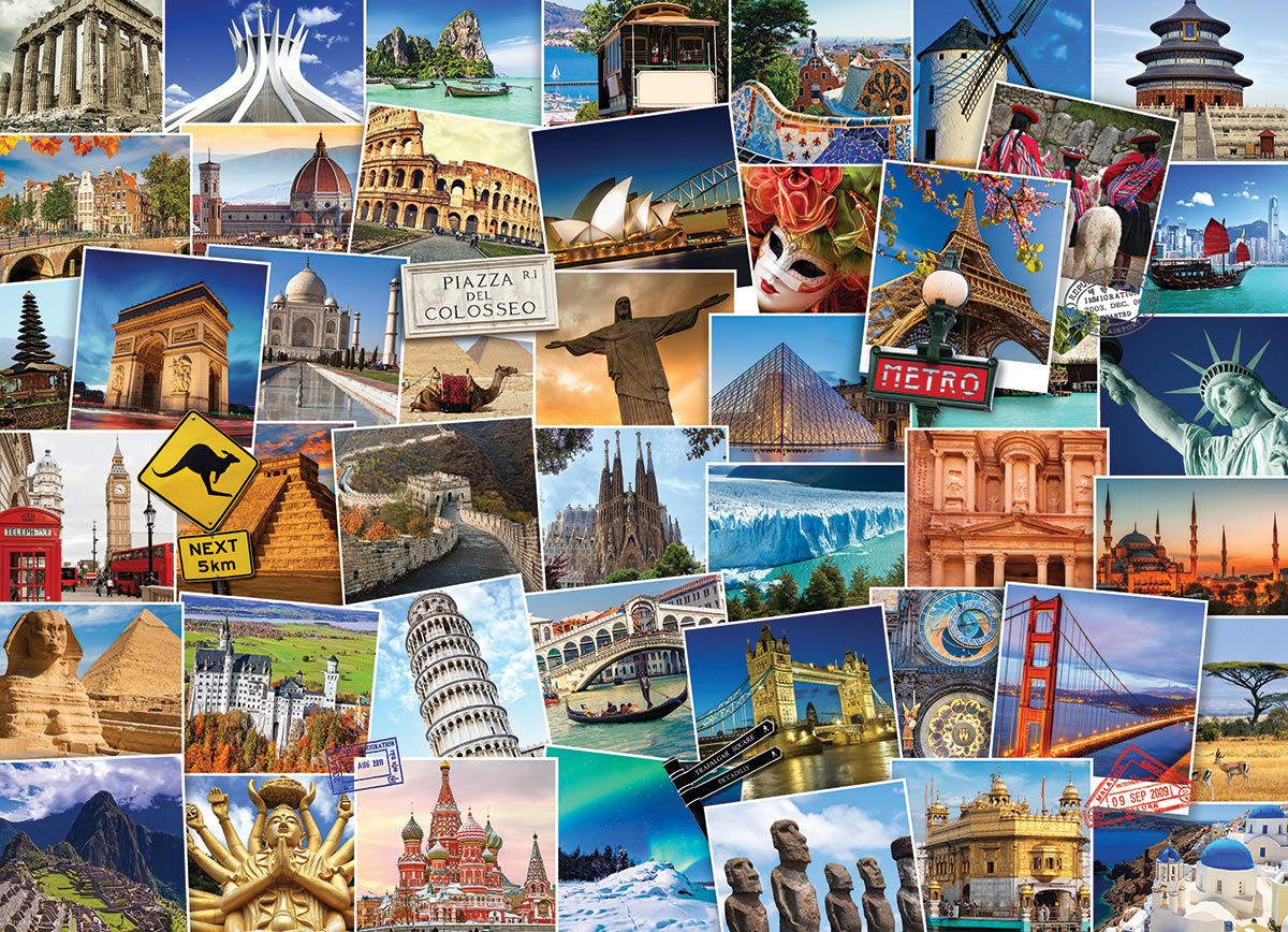 EuroGraphics World Globetrotter Jigsaw Puzzle (1000 Piece)
