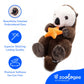 The Petting Zoo Sea Otter Stuffed Animal Plushie, Gifts for Kids, Earth Keeperz Sealife Animals, Zoologee Brown Sea Otter Plush Toy, 14 inches