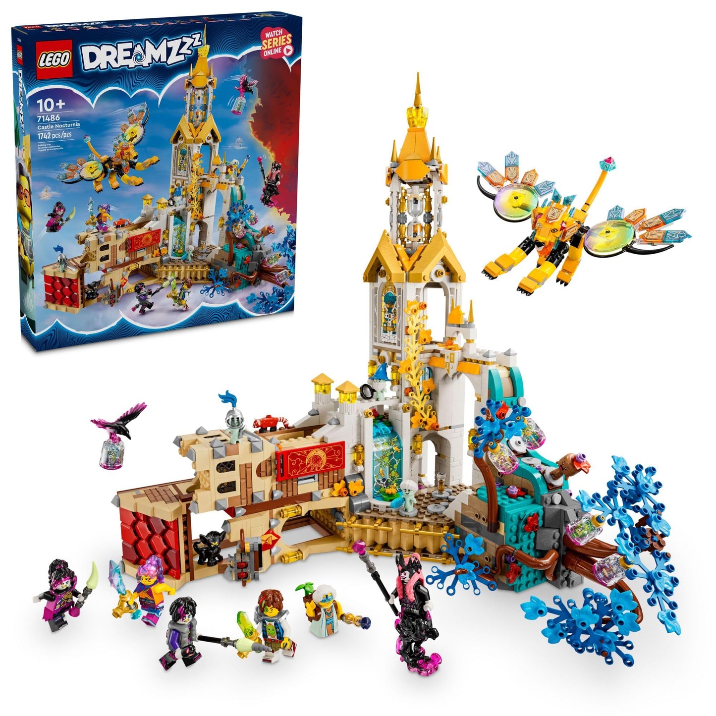 LEGO DREAMZzz Castle Nocturnia Building Toy - Pretend Play Set for Kids, Ages 10+ - Creative Storytelling Toy W/2 Construction Modes & 6 Minifigures